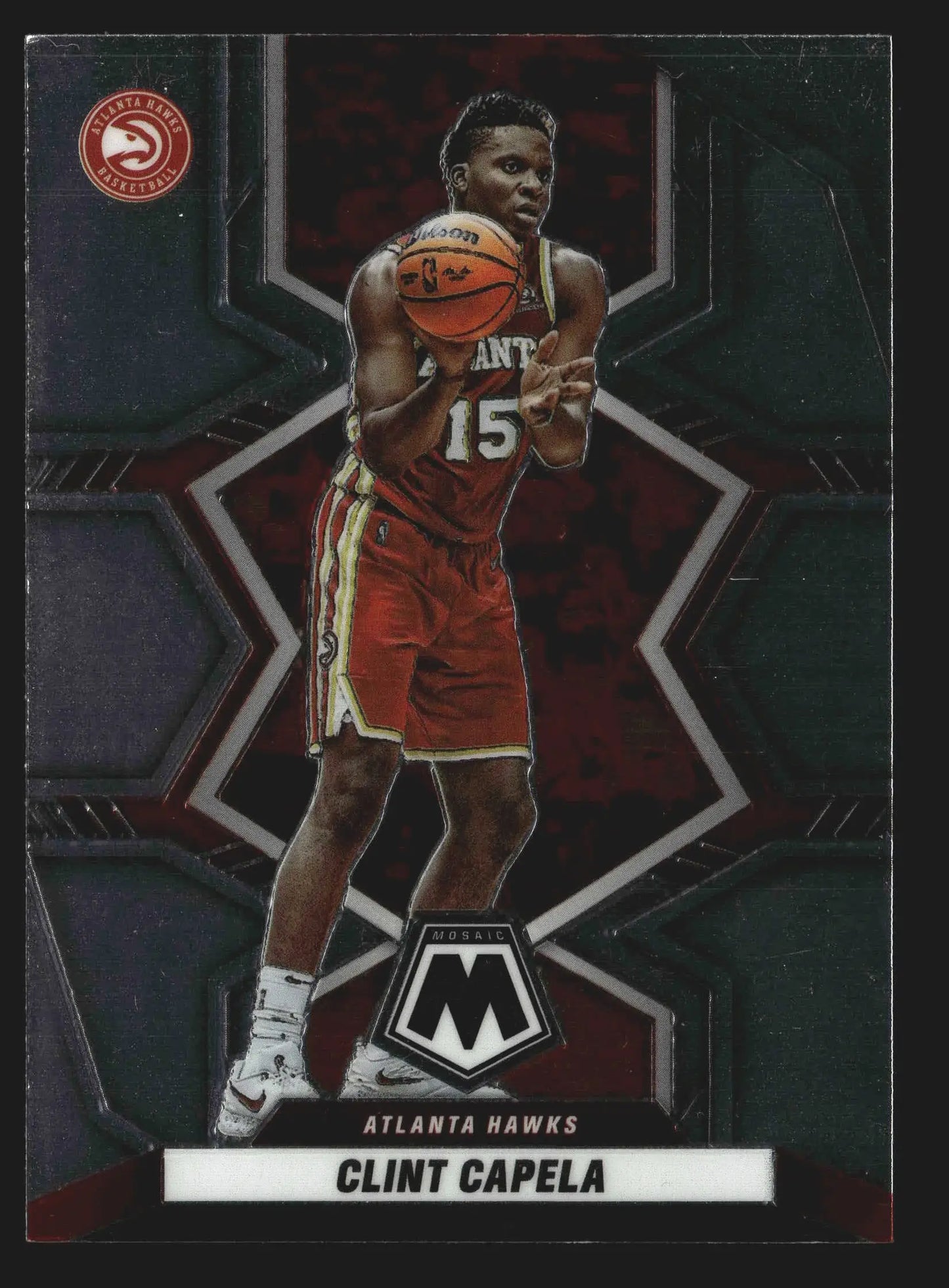 2021-22 Panini Mosaic #66 Clint Capela Atlanta Hawks