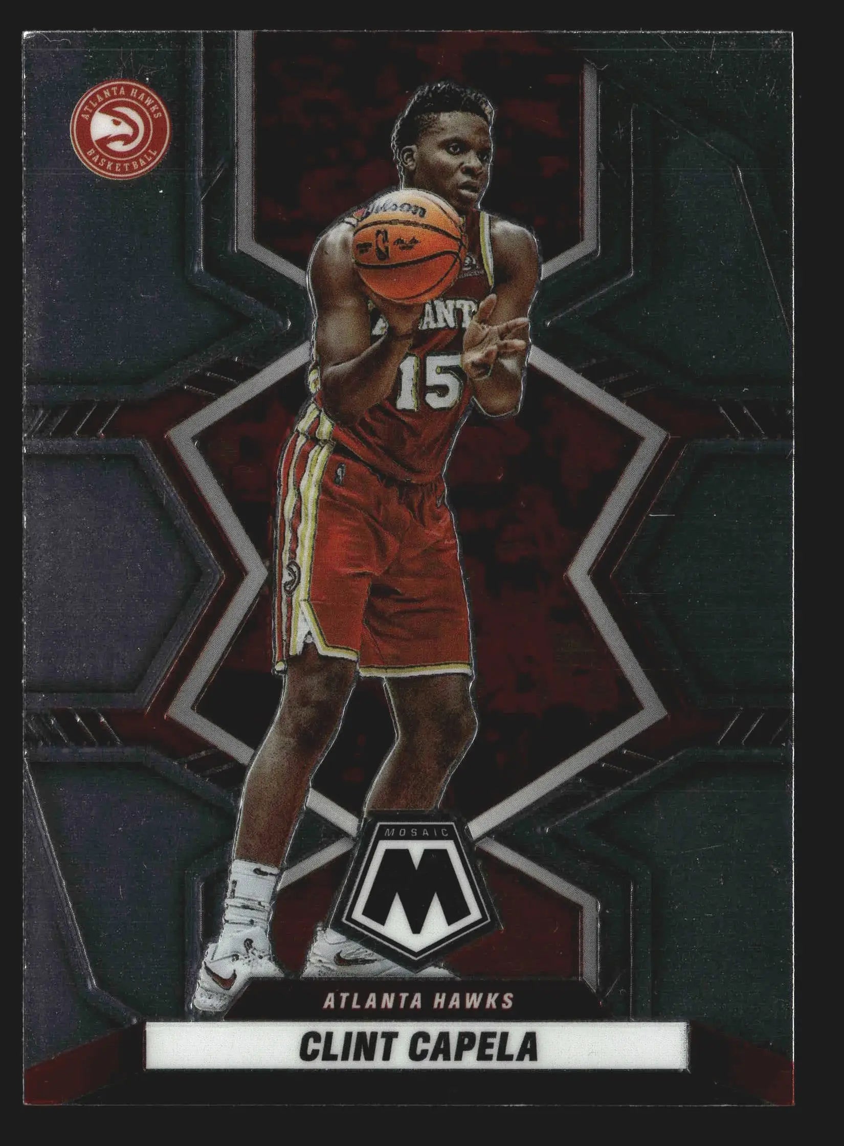2021-22 Panini Mosaic #66 Clint Capela Atlanta Hawks