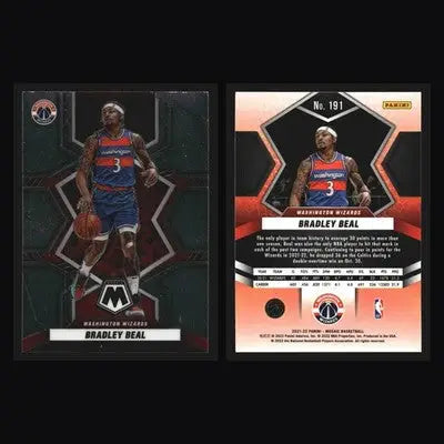 2021-22 Panini Mosaic Bradley Beal #191 Wizards - Basketball Card Single