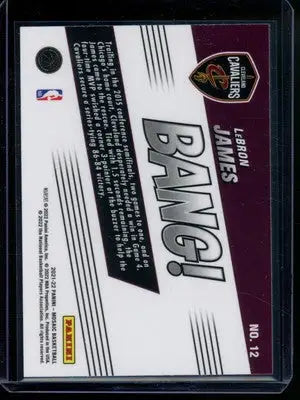 2021-22 Panini Mosaic LeBron James #12 Basketball - Basketball Card Single