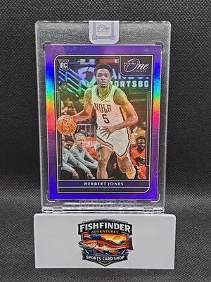 2021-22 Panini One and One - Rookies Herbert Jones #137 Purple /25 (RC) - Basketball Card Single