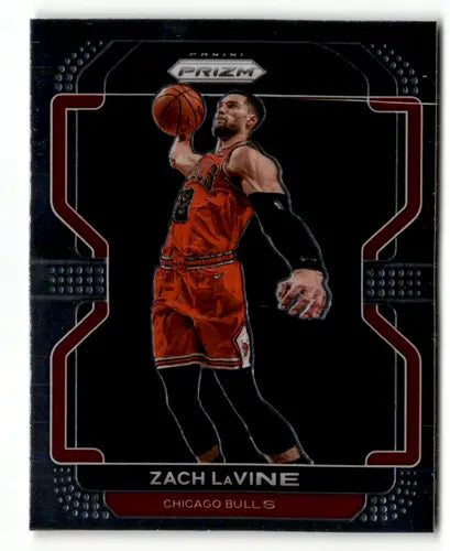 Panini Prizm Zach LaVine basketball card with original gloss from 2021-22 season