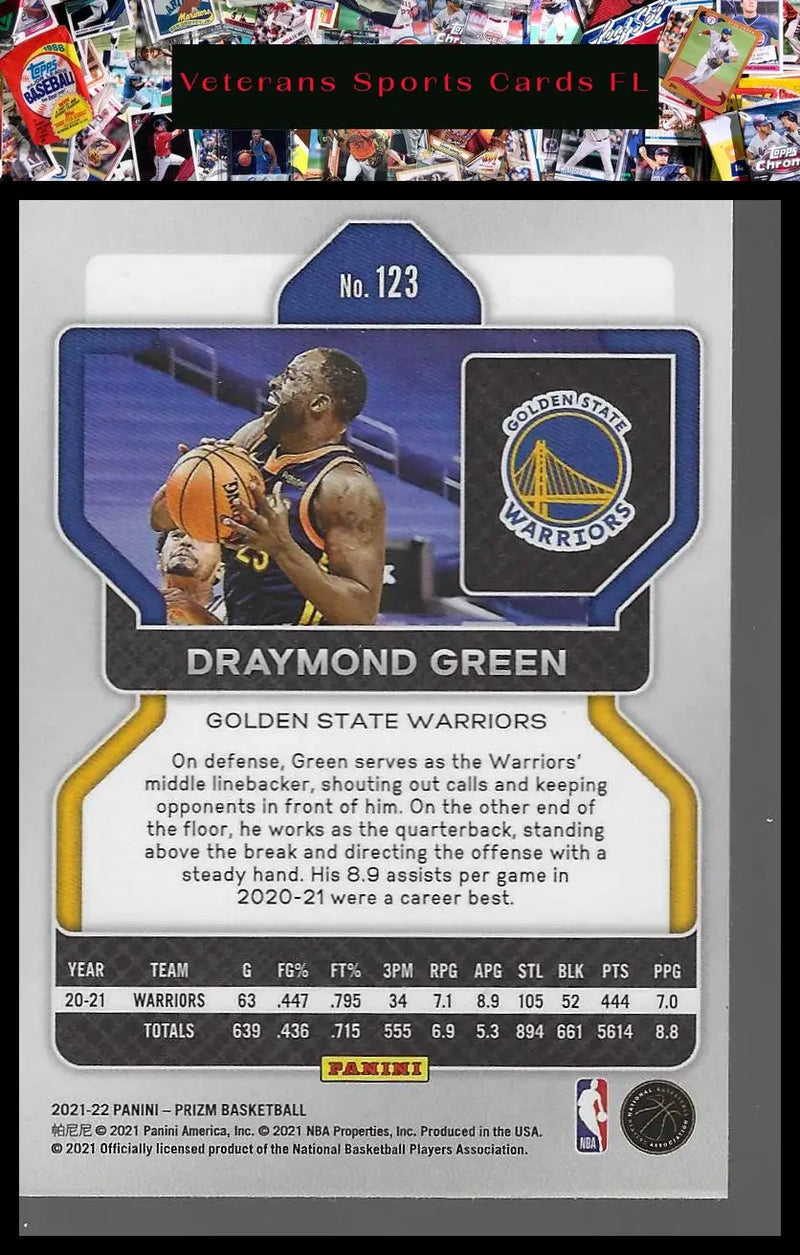 2021-22 Panini Prizm #116 Damian Lillard - Basketball Card Single