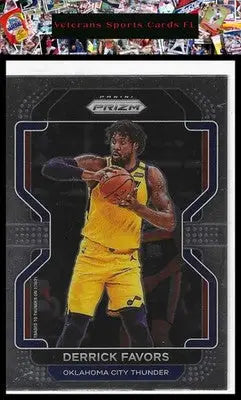 2021-22 Panini Prizm #124 Derrick Favors