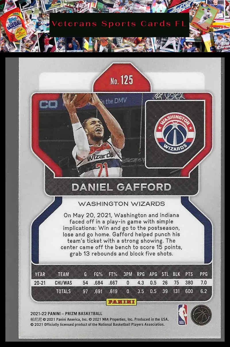 2021-22 Panini Prizm #124 Derrick Favors - Basketball Card Single
