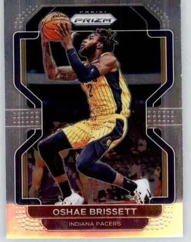 Oshae Brissett Panini Prizm basketball card with original gloss, 2021-22 Pacers