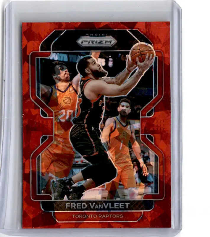2021-22 Panini Prizm #232 Fred VanVleet Red Ice - Basketball Card Single