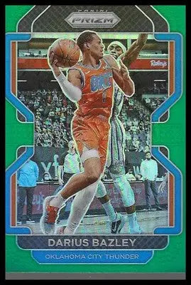 2021-22 Panini Prizm #237 Darius Bazley Green