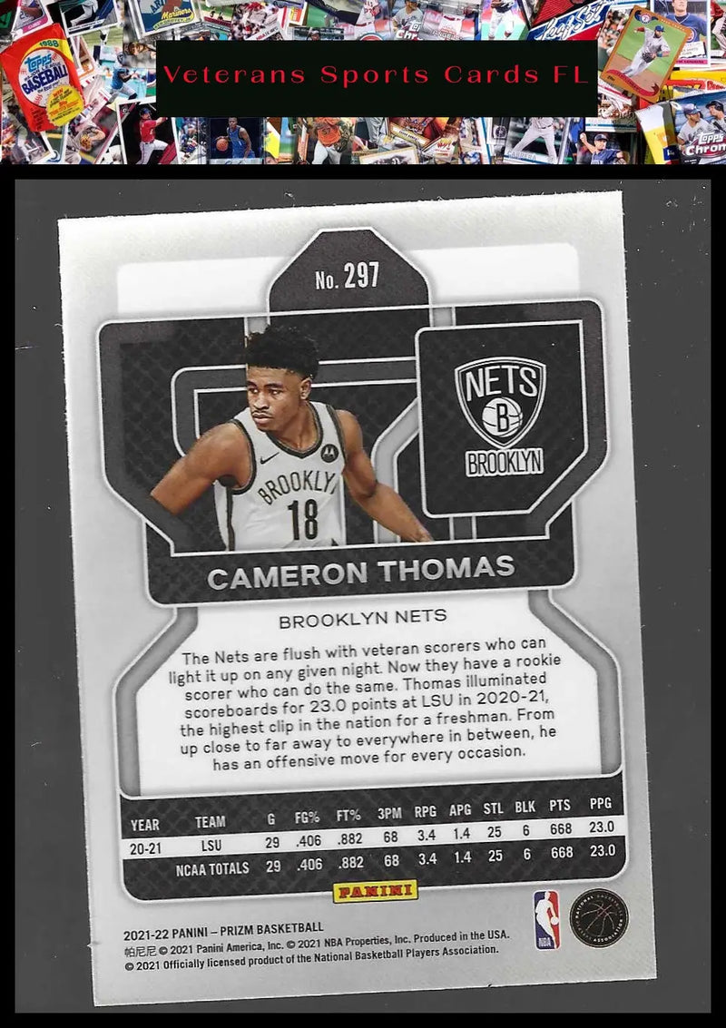 2021-22 Panini Prizm #296 Isaiah Livers - Basketball Card Single