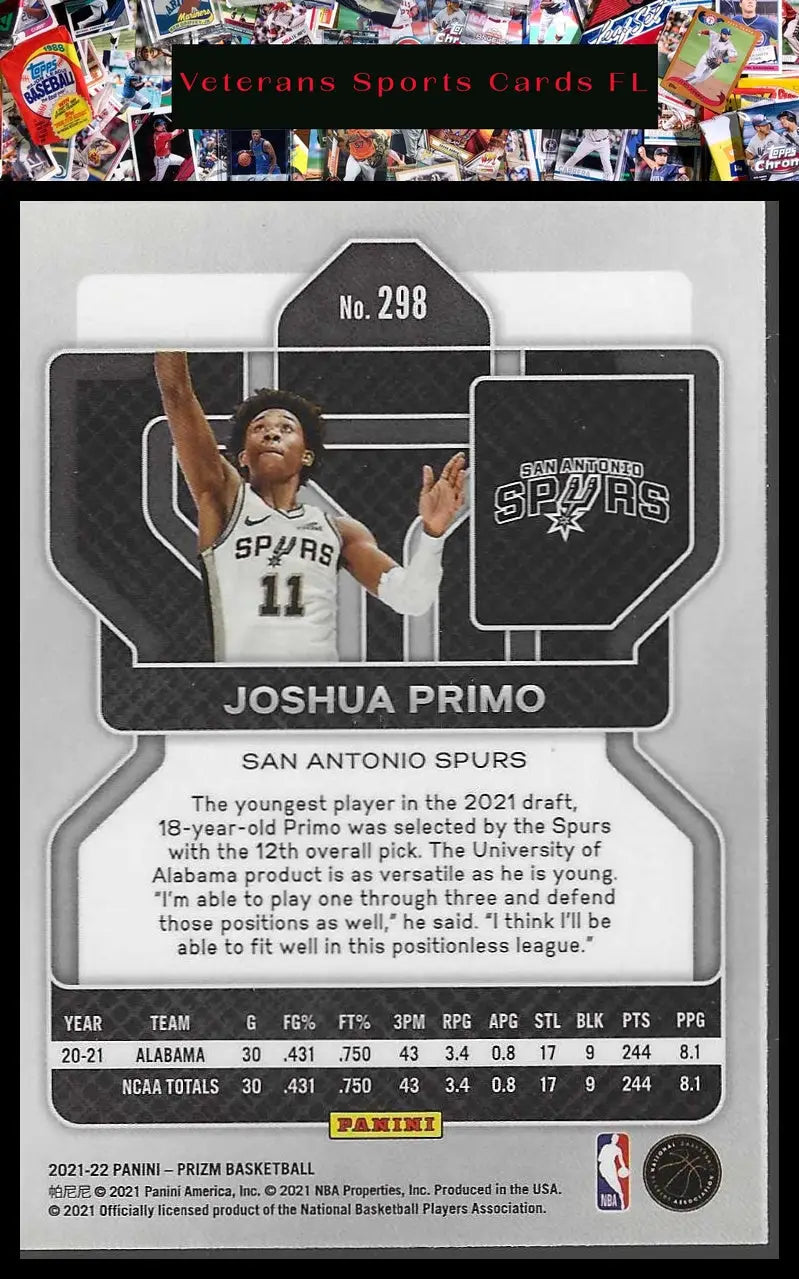 2021-22 Panini Prizm #297 Cameron Thomas - Basketball Card Single
