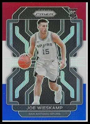 2021-22 Panini Prizm #322 Joe Wieskamp Red White and Blue