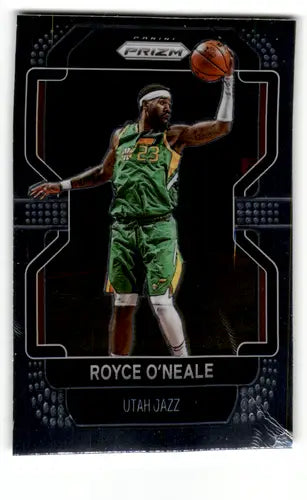 2021-22 Panini Prizm Royce O’Neale basketball card with original gloss Jazz ID 49396