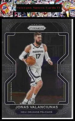 2021-22 Panini Prizm #62 Jonas Valanciunas