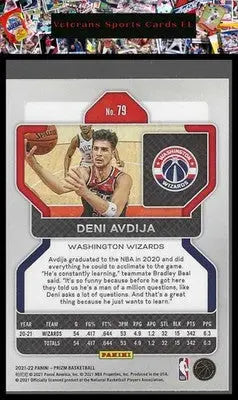 2021-22 Panini Prizm #79 Deni Avdija