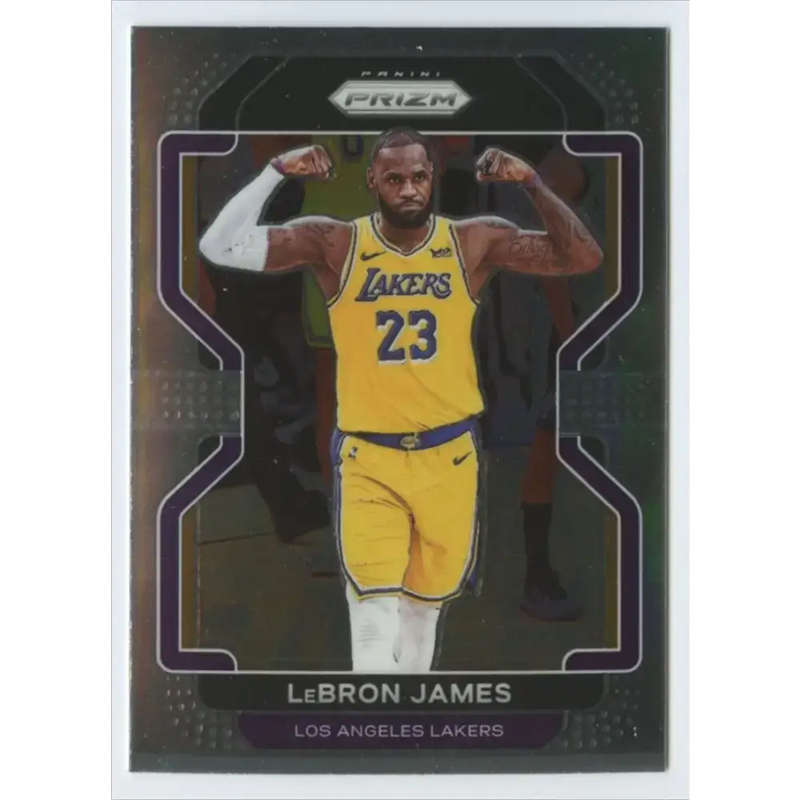 2021-22 Panini Prizm #91 LeBron James NM-MT Los Angeles Lakers Basketball Card - Basketball Card Single