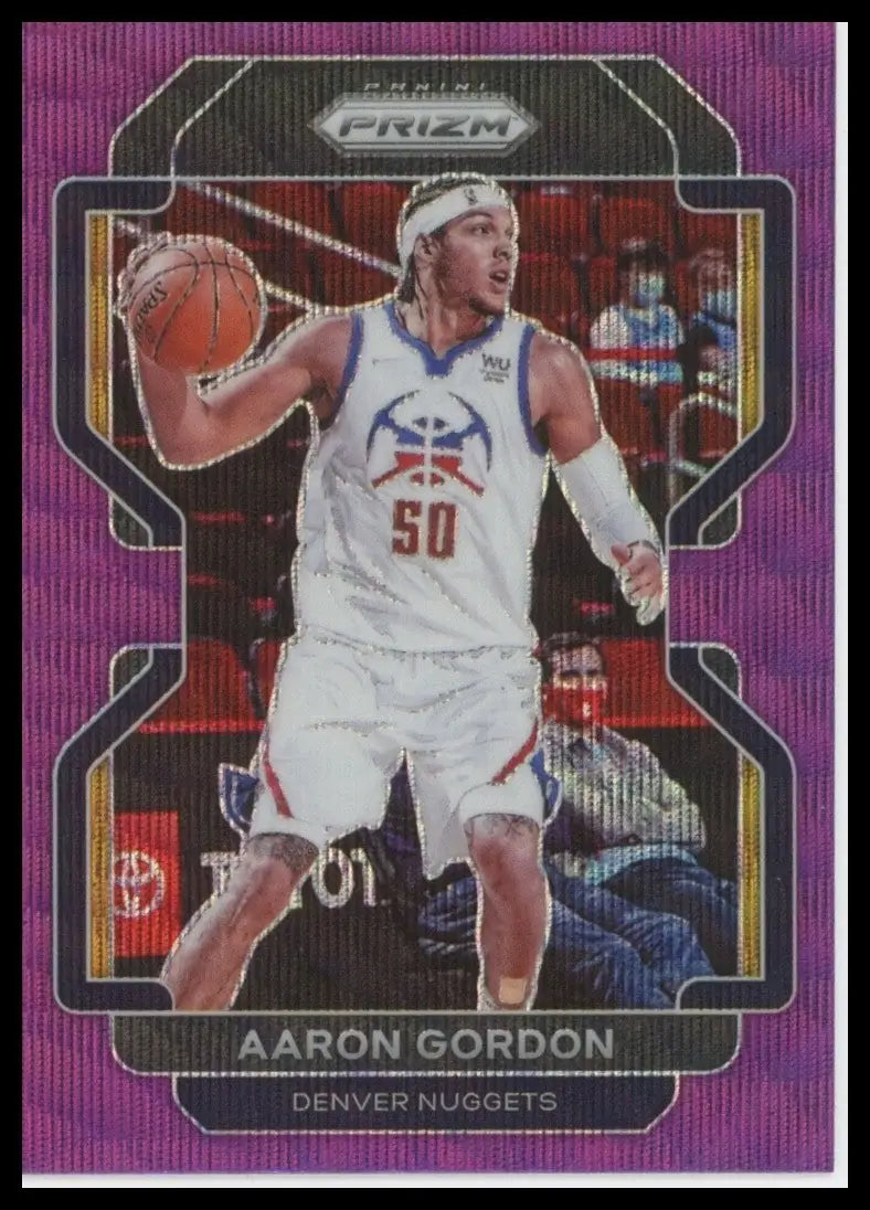 2021-22 Panini Prizm - Aaron Gordon #217 Purple Wave Prizm