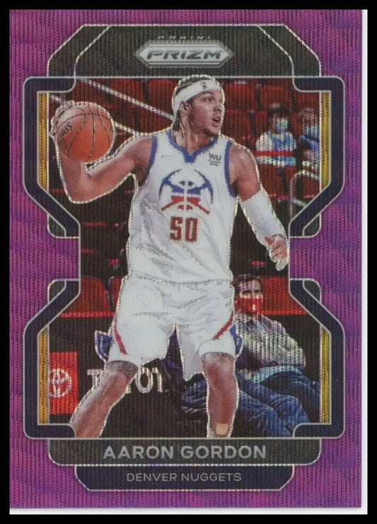 2021-22 Panini Prizm - Aaron Gordon #217 Purple Wave Prizm - Basketball Card Single