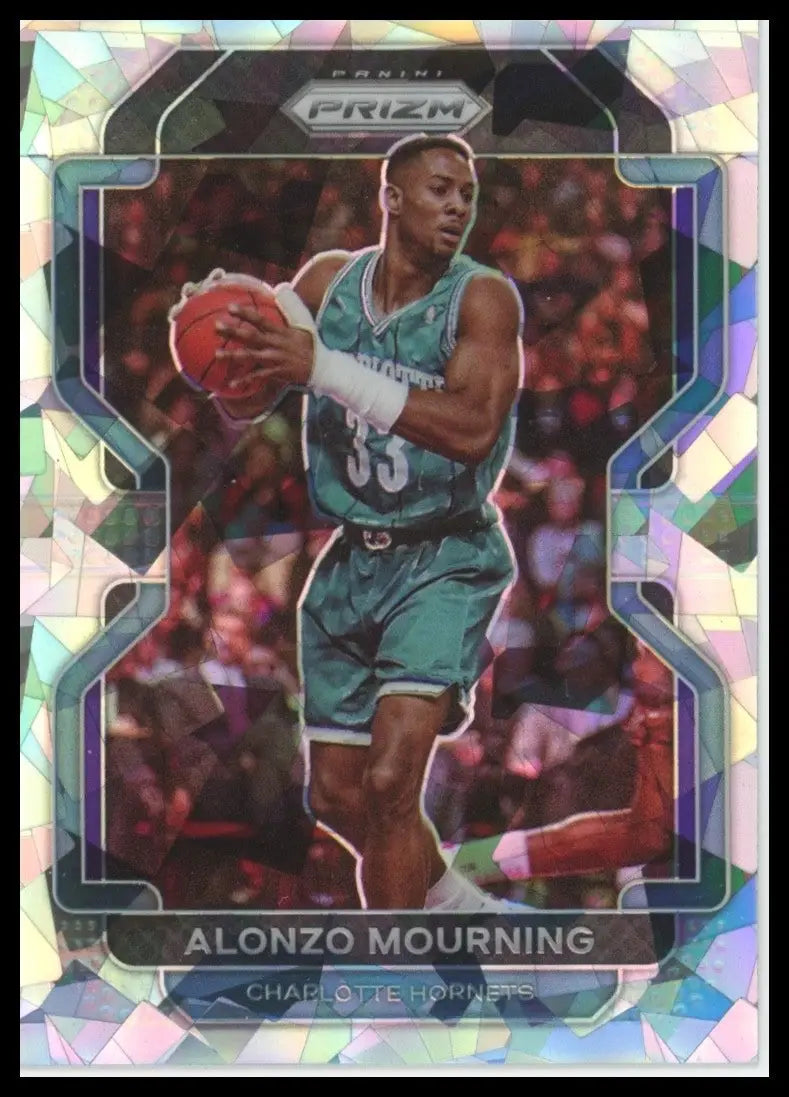 2021-22 Panini Prizm - Alonzo Mourning #270 Ice Prizm