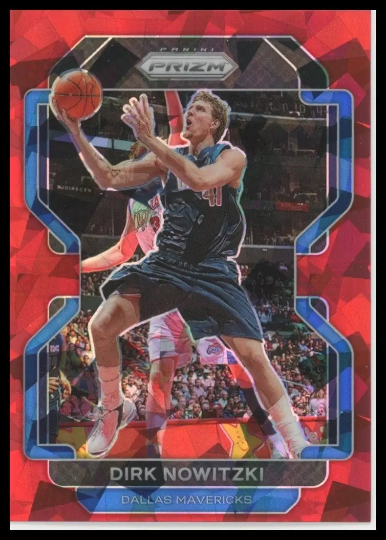 2021-22 Panini Prizm - Dirk Nowitzki #289 Red Ice Prizm