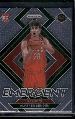 2021-22 Panini Prizm Emergent Alperen Şengün #EM-28 RC Basketball - Basketball Card Single