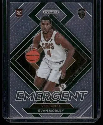 2021-22 Panini Prizm Emergent Evan Mobley #No. 9 RC Basketball - Basketball Card Single