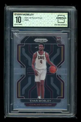 2021-22 Panini Prizm Evan Mobley #325 RC Basketball Arena Club 10