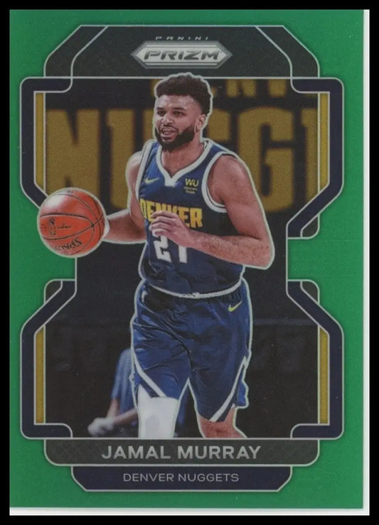 2021-22 Panini Prizm - Jamal Murray #102 Green Prizm - Basketball Card Single