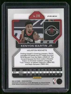 2021-22 Panini Prizm Kenyon Martin Jr. #235 Basketball - Basketball Card Single
