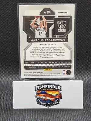 2021-22 Panini Prizm - Marcus Zegarowski #300 Ice Prizm (RC) - Basketball Card Single