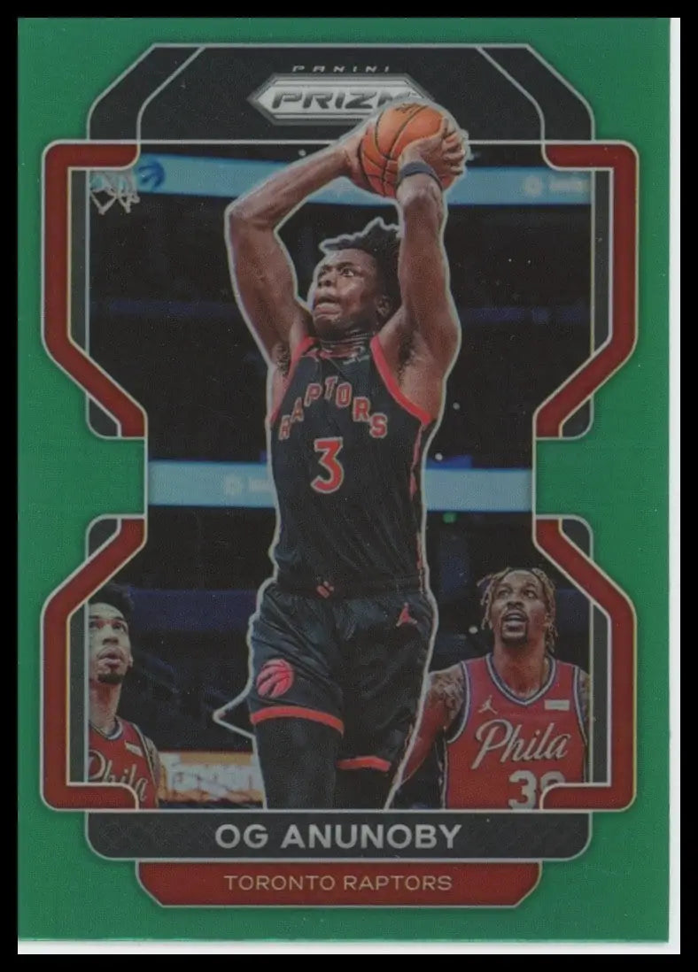 2021-22 Panini Prizm - OG Anunoby #206 Green Prizm