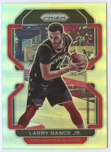 Larry Nance Jr basketball card from Panini Prizm Prizms Silver original gloss
