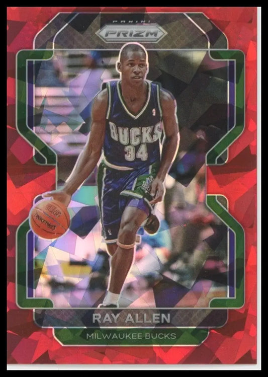 2021-22 Panini Prizm - Ray Allen #251 Red Ice Prizm - Basketball Card Single