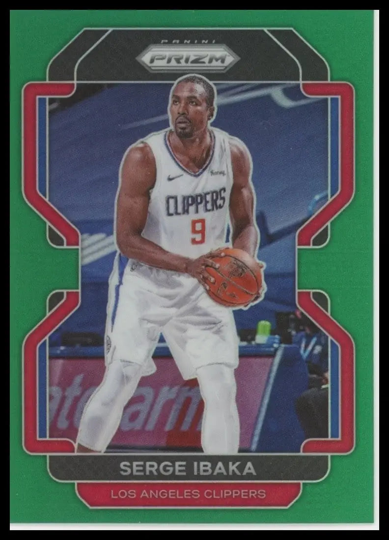 2021-22 Panini Prizm - Serge Ibaka #18 Green Prizm
