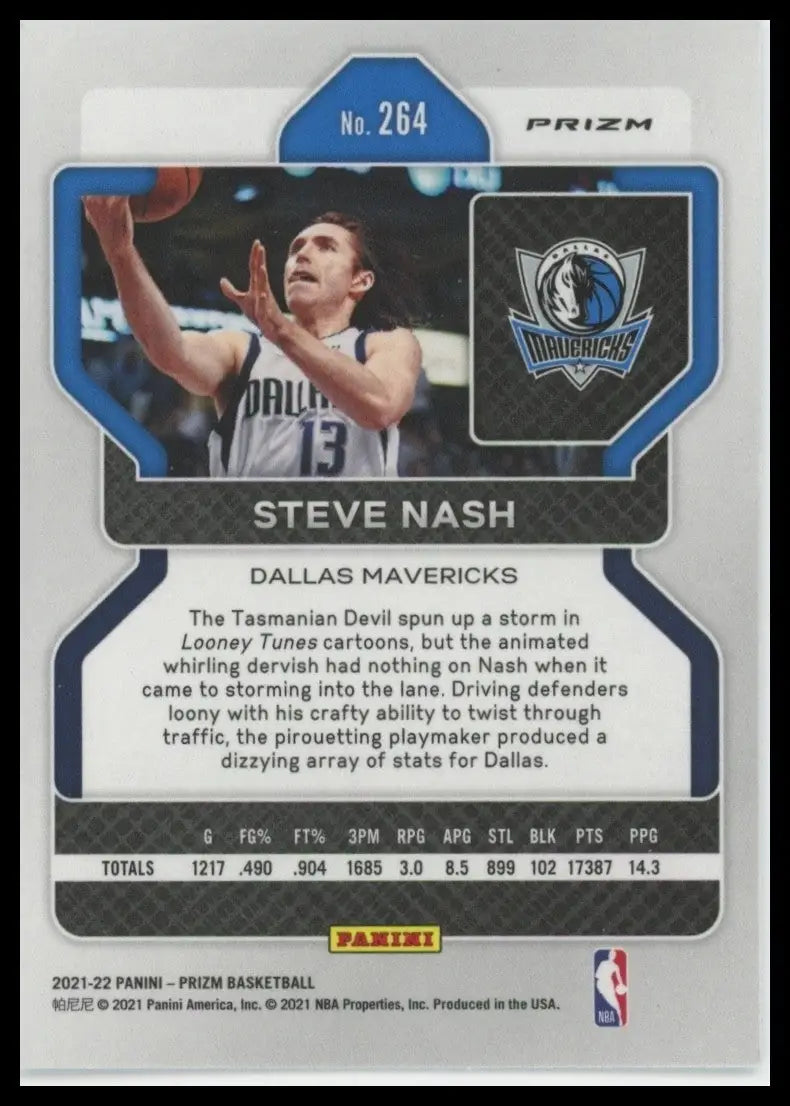 2021-22 Panini Prizm - Steve Nash #264 Green Prizm