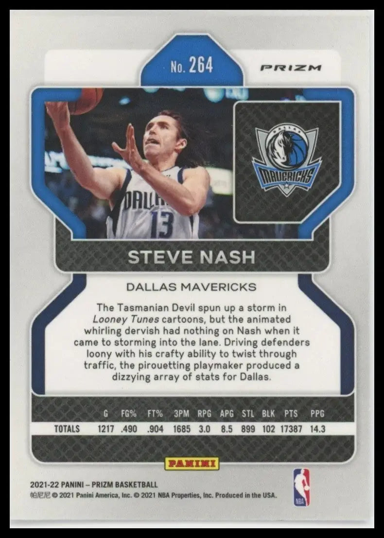 2021-22 Panini Prizm - Steve Nash #264 Red Ice Prizm