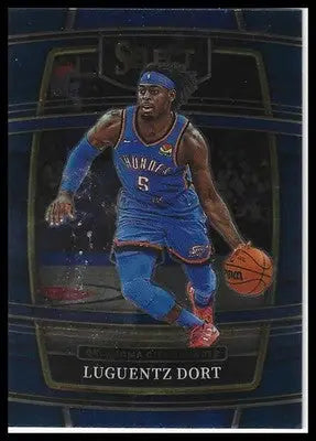 2021-22 Panini Select #2 Luguentz Dort Blue (Retail Base)