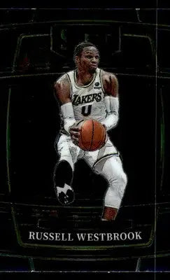 2021-22 Panini Select #54 Russell Westbrook Blue (Retail Base) LA Lakers