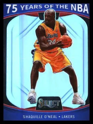 2021-22 Panini Select 75 Years of the NBA Prizm #61 Shaquille O’Neal - Basketball Card Single