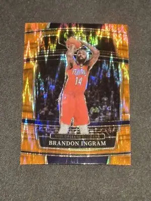 2021-22 Panini Select #99 Brandon Ingram Orange Flash Prizms - Basketball Card Single