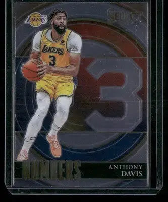 2021-22 Panini Select Anthony Davis #30 Numbers Basketball - Basketball Card Single