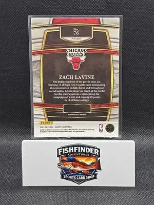 2021-22 Panini Select - Concourse Zach LaVine #76 Blue Prizm - Basketball Card Single