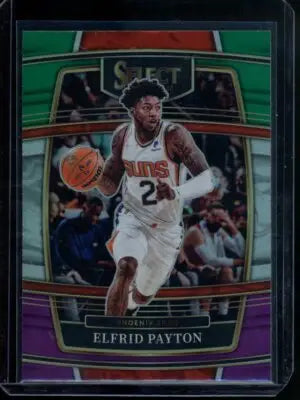 2021-22 Panini Select Elfrid Payton #93 Green/White/Purple Basketball - Basketball Card Single