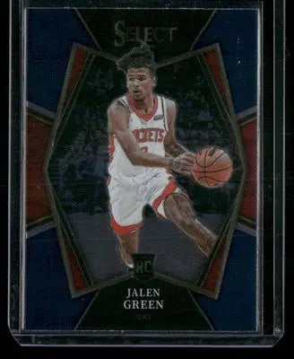2021-22 Panini Select Jalen Green #190 Blue Premier Level Basketball - Basketball Card Single