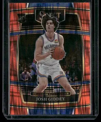 2021-22 Panini Select Josh Giddey #58 Orange Basketball