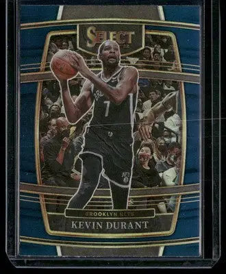 2021-22 Panini Select Kevin Durant #50 Concourse Blue Basketball - Basketball Card Single