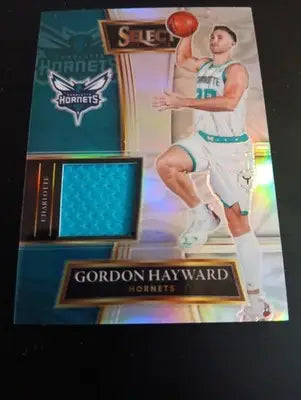 2021-22 Panini Select - Selective Swatches Gordon Hayward #SS-GHW. Hornets. MT - Basketball Card Single