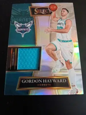 2021-22 Panini Select - Selective Swatches Gordon Hayward #SS-GHW. Hornets. MT - Basketball Card Single