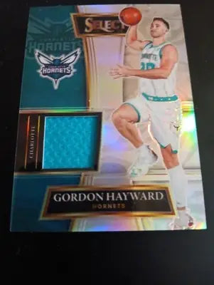 2021-22 Panini Select - Selective Swatches Gordon Hayward #SS-GHW. Hornets. MT - Basketball Card Single