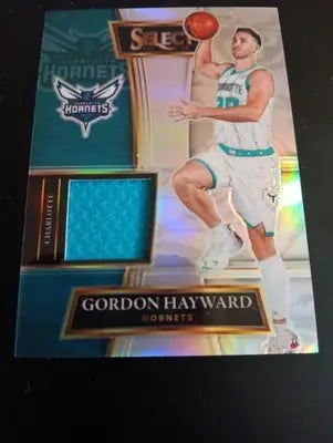 2021-22 Panini Select - Selective Swatches Gordon Hayward #SS-GHW. Hornets. MT - Basketball Card Single