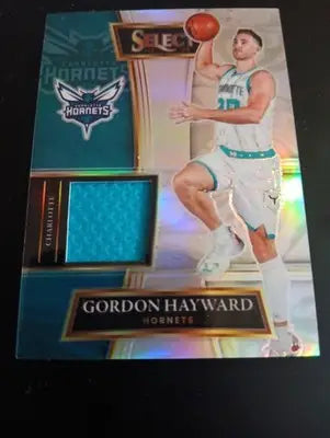 2021-22 Panini Select - Selective Swatches Gordon Hayward #SS-GHW. Hornets. MT - Basketball Card Single